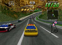 une photo d'Ã©cran de Daytona USA Championship Circuit Edition sur Sega Saturn
